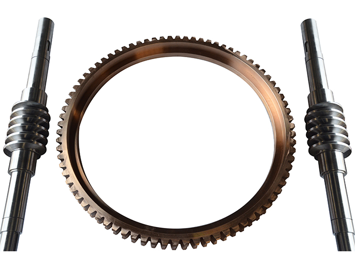 Copper worm gear+worm gear