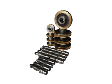Copper clad iron worm gear+worm gear
